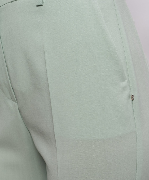 Max Mara Sportmax Зелені штани кльош HANGAR з вовни SPXHANGAR зображення 4