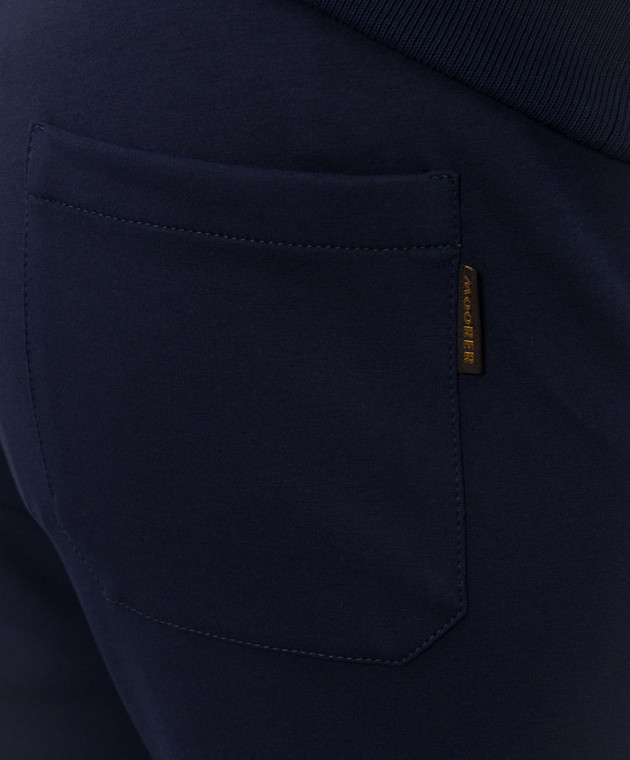 MooRER Сині спортивні штани CRISPIN CRISPINPANTALONEIT зображення 5