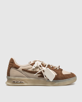 Off-White Коричневі комбіновані кросівки End Of Play OF05968210