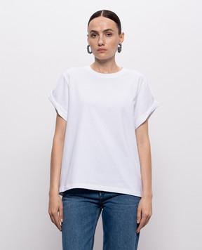 Victoria Beckham Белая футболка Tilly 1226JTS007471A