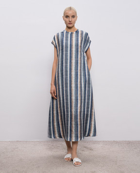 Momoni Платье миди Javier из шелка MODR007MO01