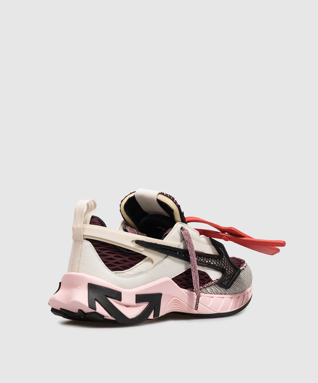 Off-White Бордовые кроссовки Space Memo OF05805655 изображение 3