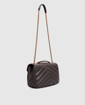 Saint Laurent Сіра шкіряна сумка LOULOU 801439AAEAX