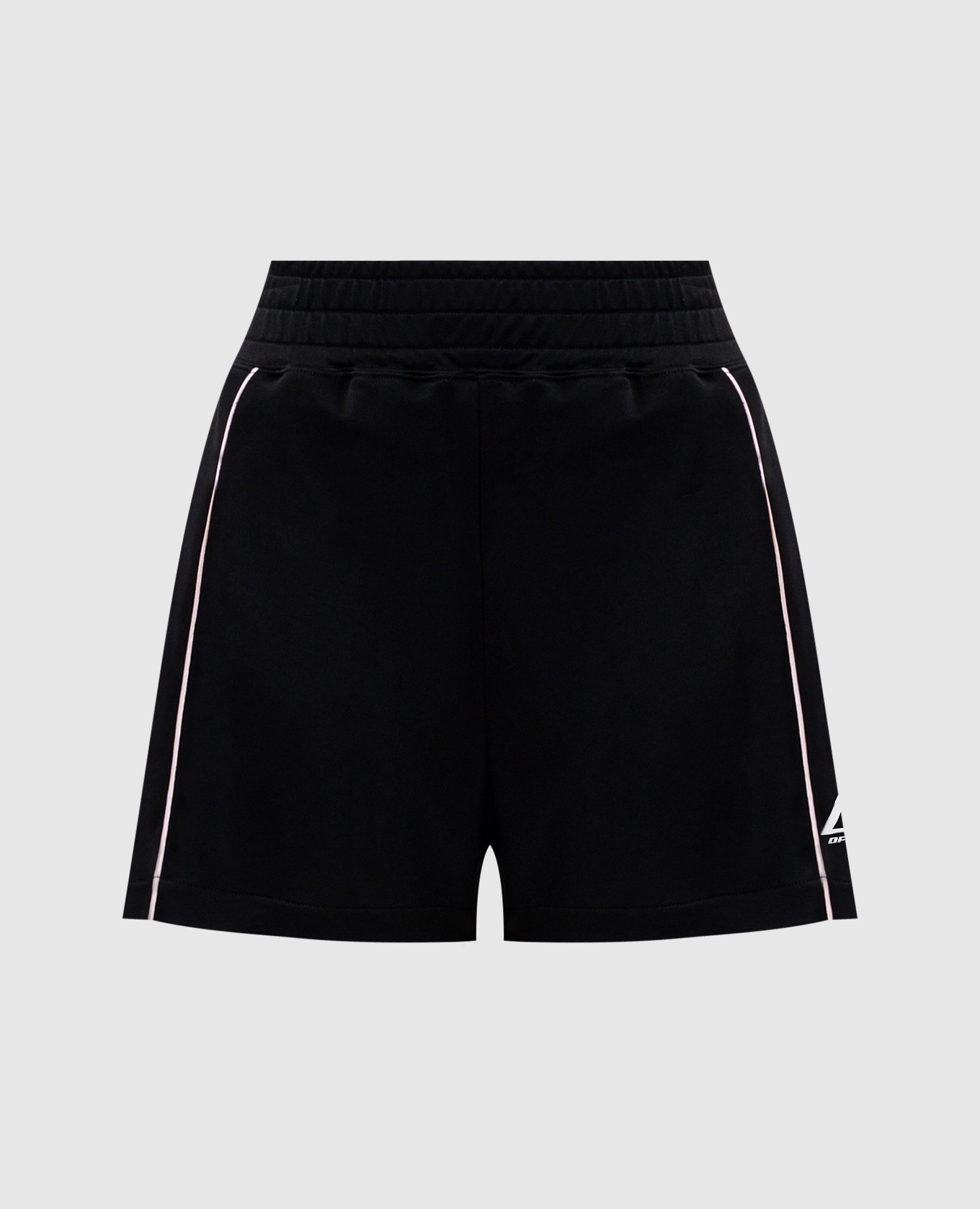 

Черные шорты с принтом логотипа, Черный, Шорты