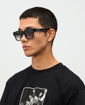 Alexander McQueen Черные очки с логотипом 852617J0749