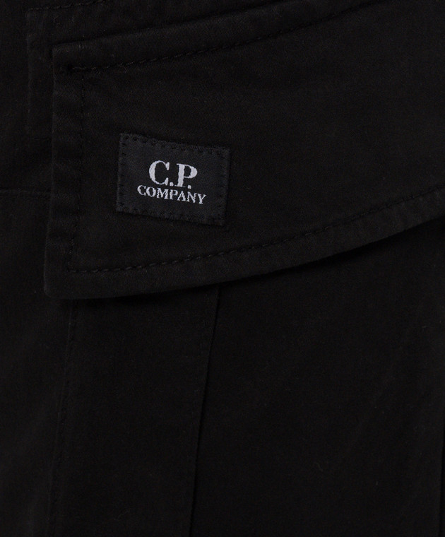 C.P. Company Черные брюки-карго MPA732A005529G изображение 5