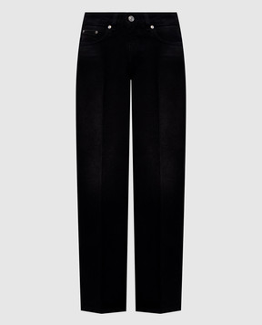 Victoria Beckham Черные джинсы с эффектом потертости 1326DJE007322A