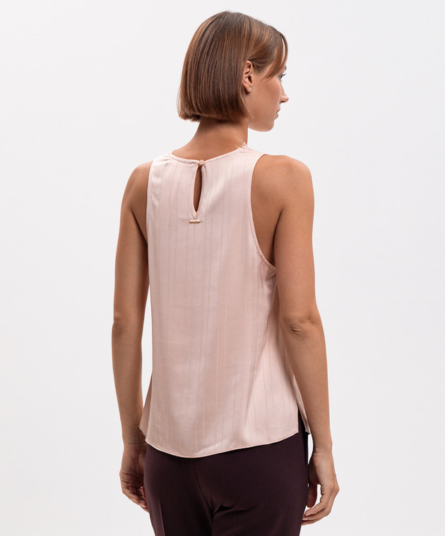 Twinset Розовый топ с кружевом 262TP2124 изображение 4