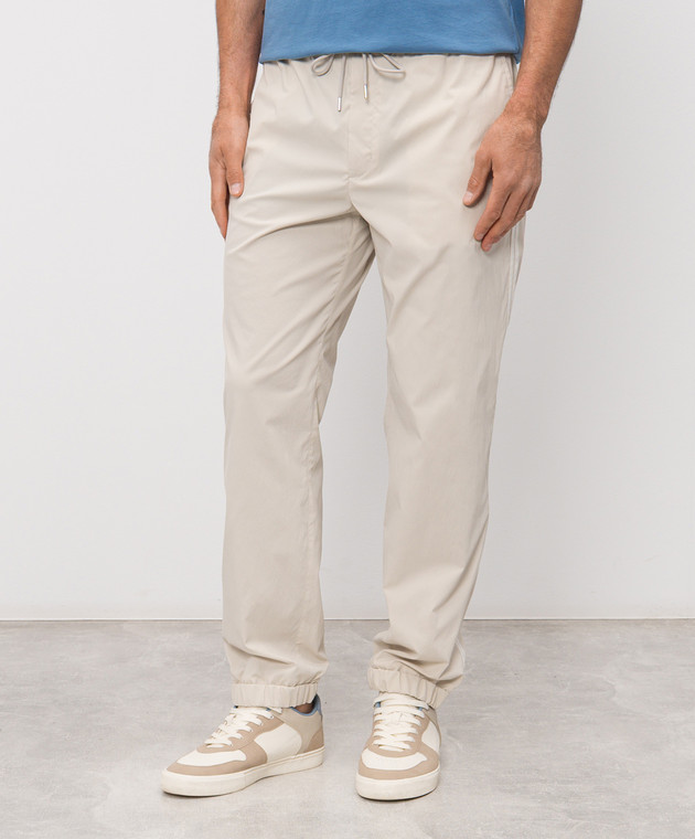 Moncler Бежевые джоггеры L10912A00022599DW изображение 2