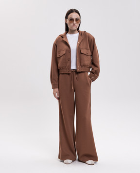 Twinset Коричневая спортивная куртка 262TT2342