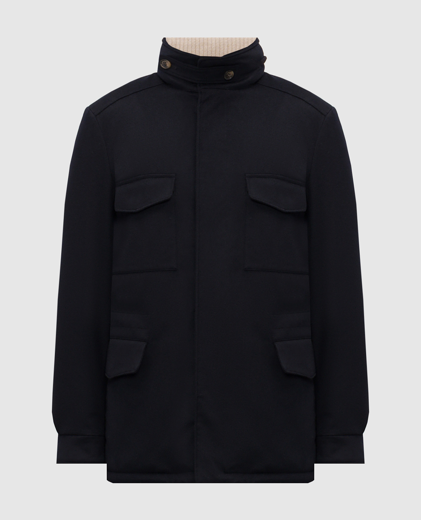 Синяя куртка Traveller из кашемира