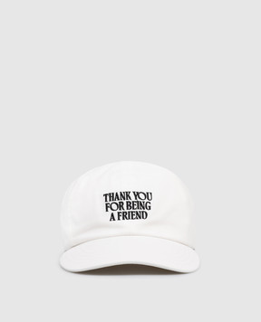 Ami Paris Белая кепка с вышивкой надписи UCP283AW0041m