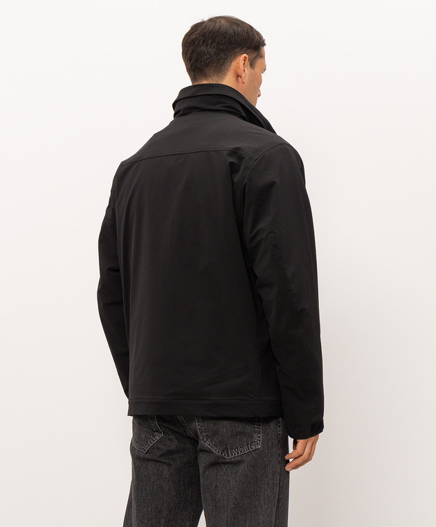 C.P. Company Metropolis Черная куртка с принтом логотипа LOW002A110739A изображение 4