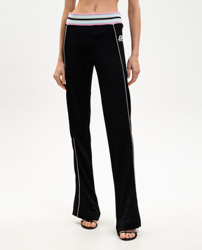 Off-White Чорні спортивні штани Fluid Track 2CJ00AS26JER001