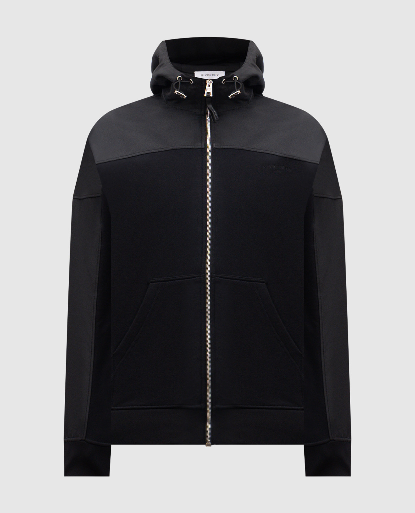 

Черная куртка с вышивкой логотипа, Черный, Куртки