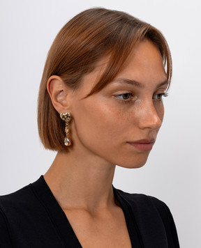 Twinset Золотые серьги с фианитами 262TA4033