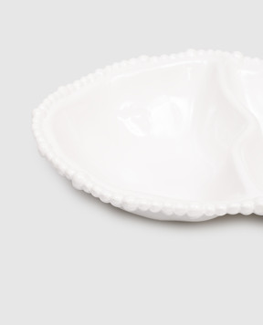 Baci Milano Біла менажниця для закусок Pearl CONDCOL01