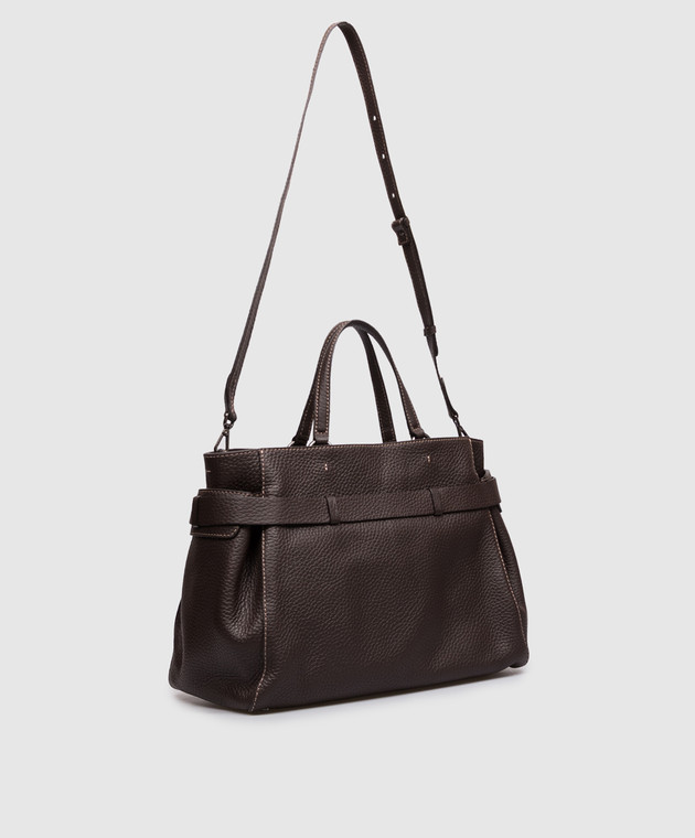 Gianni Chiarini Коричневая кожаная сумка Miranda BS11887RNGFRSH изображение 3