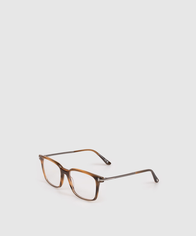 Tom Ford Коричневая оправа для очков FT6124B изображение 3