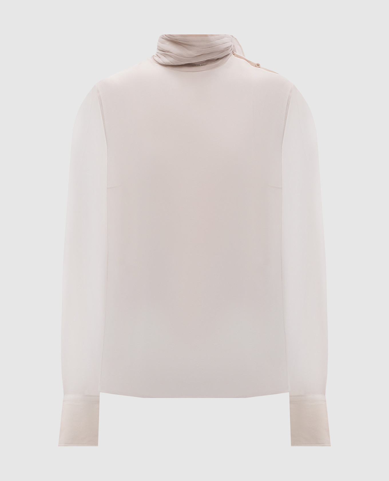 

Белая блуза из шелка, Белый, Блузы