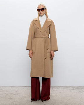 Max Mara Бежеве пальто READY з кашеміру MXMREADY