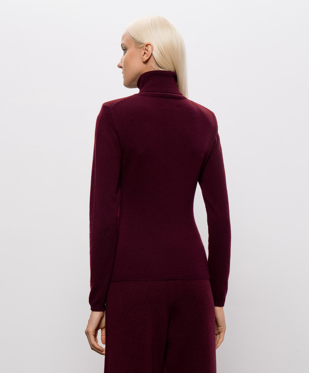 Allude Бордовий гольф з кашеміру 26511195 зображення 4