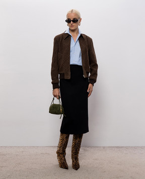 Bottega Veneta Коричнева замшева куртка 875155V6QU0