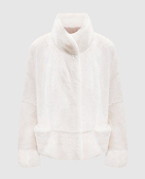 Rindi Біла шуба з хутра норки 106VFL25