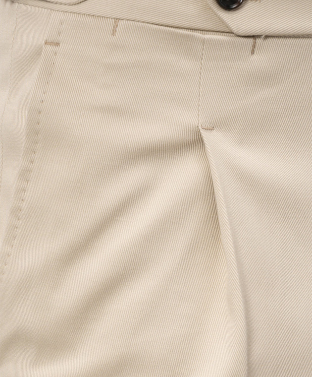 Pini Parma Бежеві шорти з відворотами TRBERBEIGE зображення 5