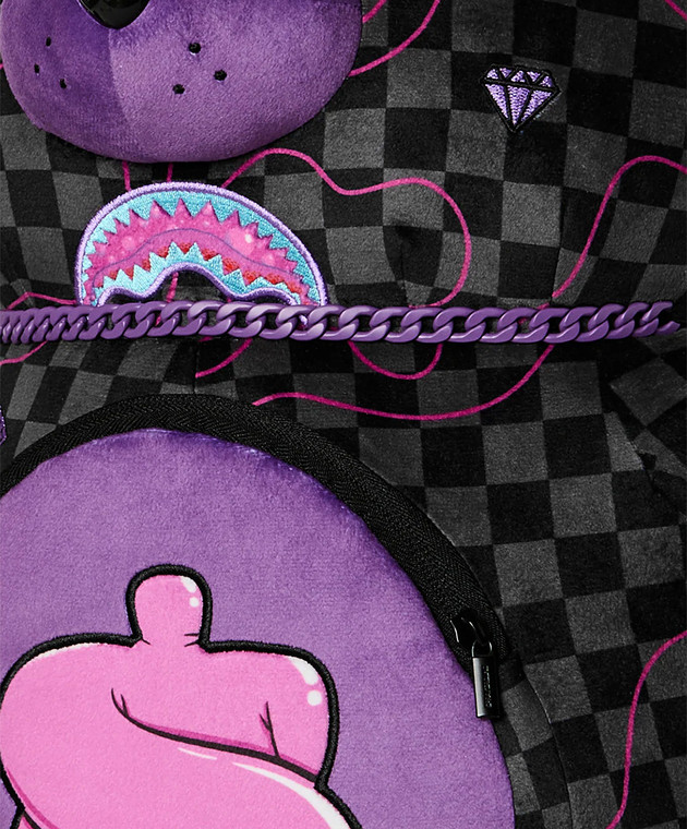 Sprayground Детский рюкзак PURPLE SLIME SHARK 910B8958NSZ изображение 4