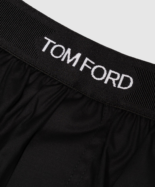 Tom Ford Черные трусы-боксеры с узором логотипа T4LE91950 изображение 2