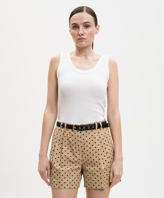 Max Mara Weekend Белая майка MULTIC WKDMULTIC изображение 3