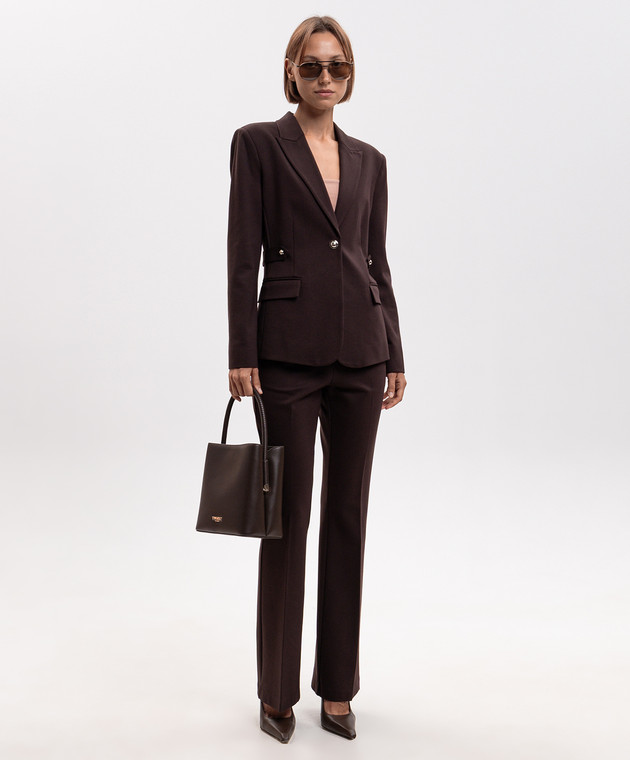 Twinset Коричневый жакет с хлястиками 262AP2520 изображение 2