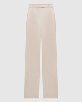 Max & Co Бежевые штаны ADORNO с шерстью MCOADORNO