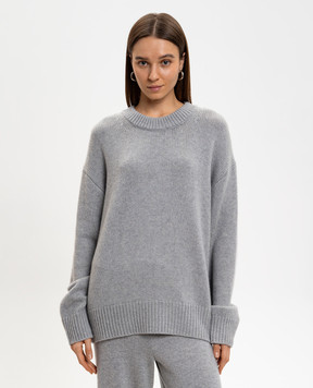 LISA YANG Серый свитер Renske из кашемира 2023214