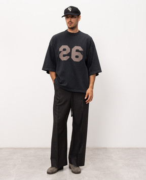 Fear of God Черная футболка с принтом FG9M109958HWJ