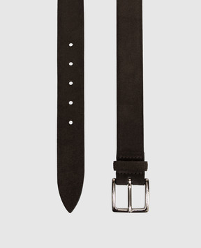 Orciani Коричневий замшевий ремінь Amalfi U08211AMF