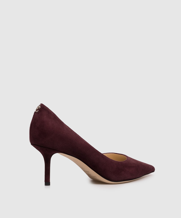 Jimmy Choo Фиолетовые замшевые туфли Love LOVE65BWJ изображение 3