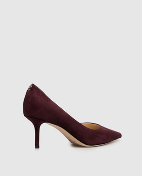 Jimmy Choo Фиолетовые замшевые туфли Love LOVE65BWJ