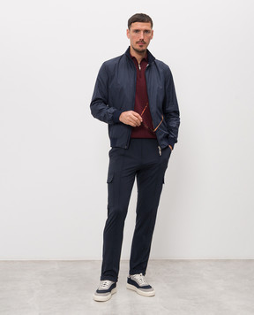 Doriani Cashmere Бордовое поло с шелком 18243299299