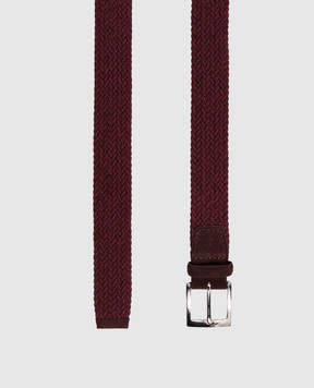 Orciani Бордовый ремень Elast winter U08431EWI