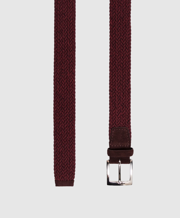 Orciani Бордовый ремень Elast winter U08431EWI изображение 3