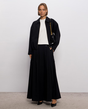 Twinset Топ кольору айворі з пластиною логотипа 262TP3097