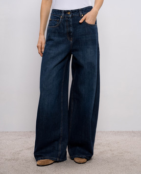 Brunello Cucinelli Синие джинсы с логотип патч MA095P4059