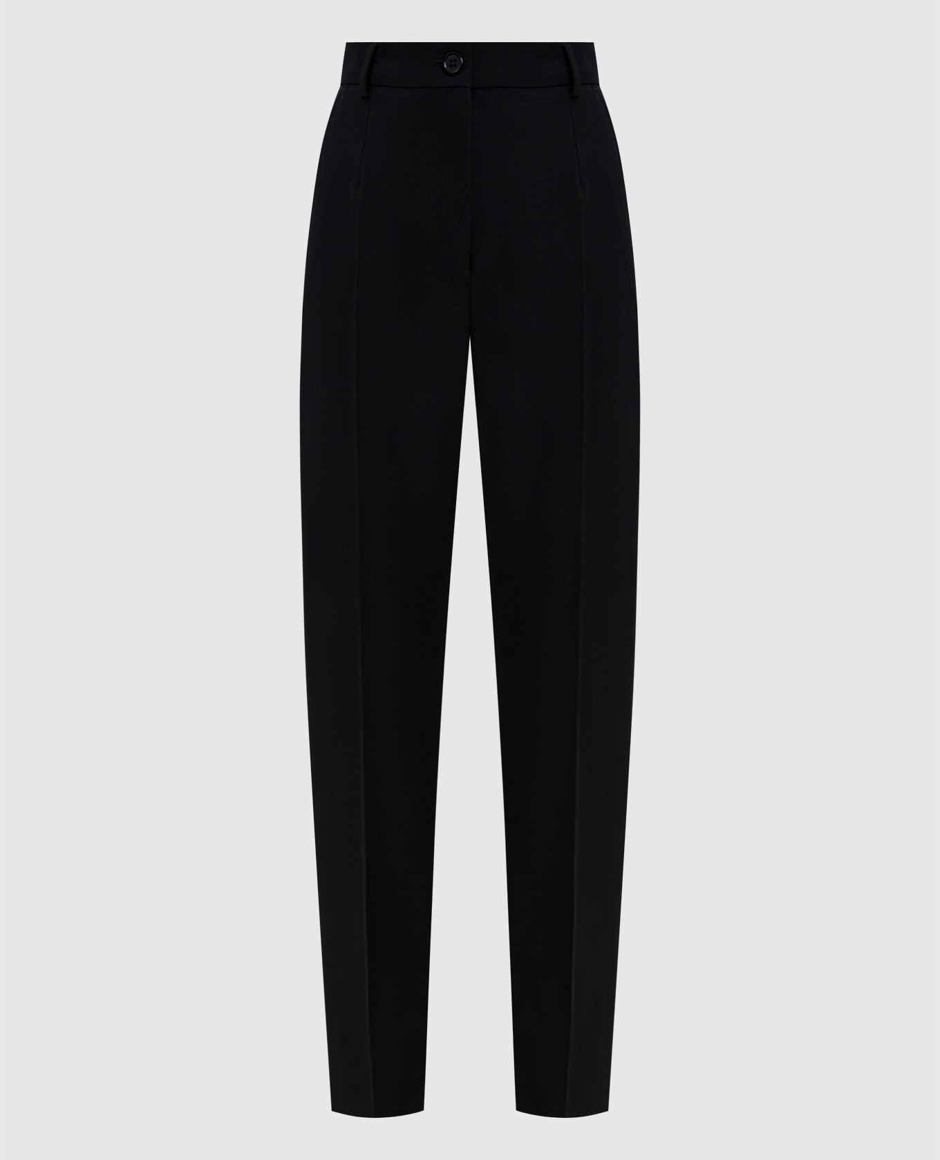 Чорні штани з вовни