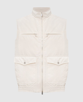 Brunello Cucinelli Бежевый жилет MM4796567