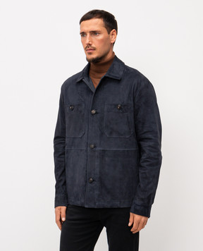 Stilnology Синя замшева куртка 83P345