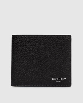 Givenchy Чорне шкіряне портмоне з логотипом BK60FRK213
