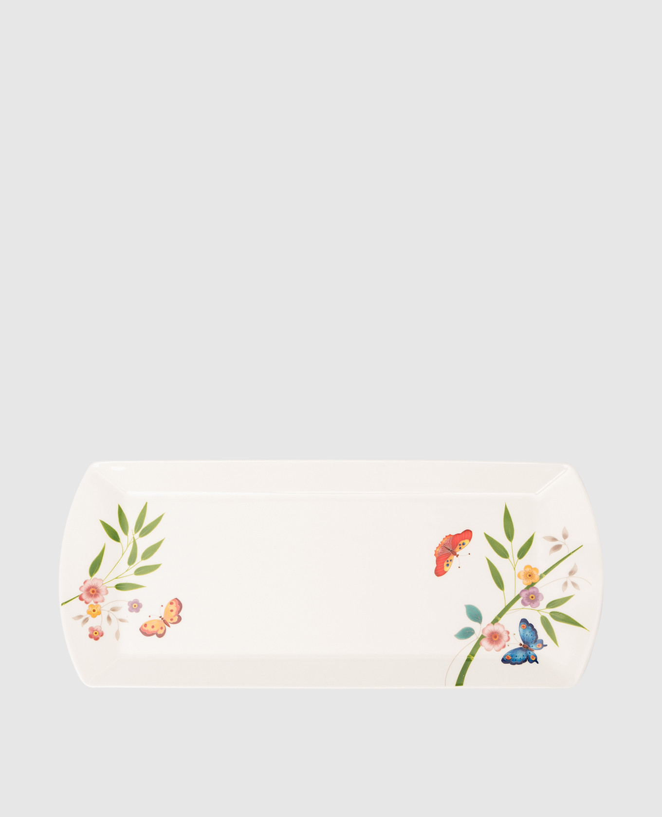 

Белая прямоугольная тарелка для закусок Incanto di Primavera, Белый, Посуда