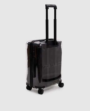 Off-White Прозора валіза з фактурною емблемою Arrow OWZH001C99PLA001w